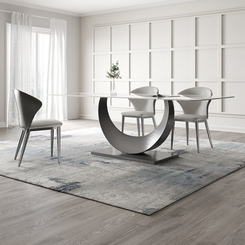 Modern Style Rectangle Table Set 1/2/3/5/8 Pieces Dining Set for Home Use