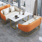 Glam Style Sintered Stone Dining Set 1/2/3/4/5 Pieces Dining Table Set for Home Use Clearhalo 'Dining Room Sets' 'Dining Tables & Seating' 'dining_room_set' 'furn' 'furn_dining_room_set' 'Furniture' 'Kitchen & Dining Furniture' 6183451