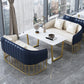 Glam Style Sintered Stone Dining Set 1/2/3/4/5 Pieces Dining Table Set for Home Use Clearhalo 'Dining Room Sets' 'Dining Tables & Seating' 'dining_room_set' 'furn' 'furn_dining_room_set' 'Furniture' 'Kitchen & Dining Furniture' 6183453