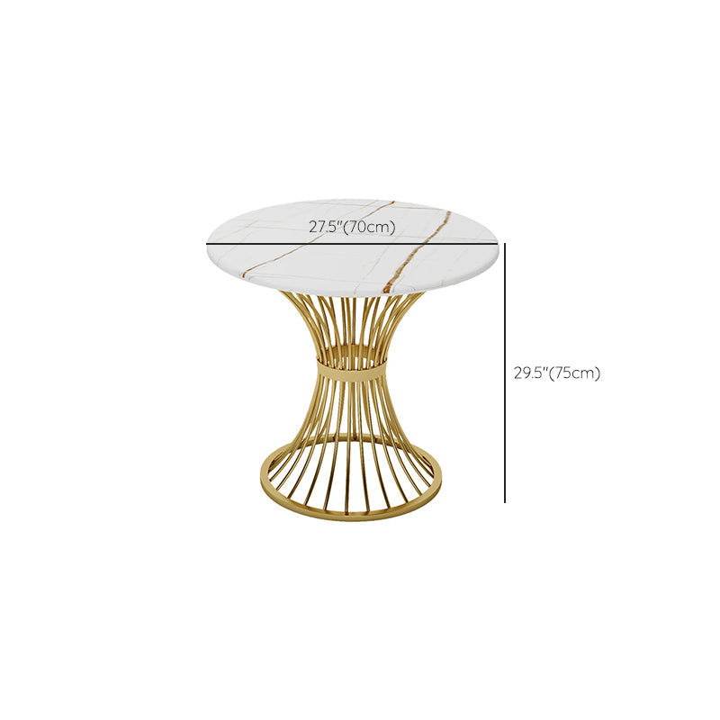 Glam Style Sintered Stone Dining Set 1/2/3/4/5 Pieces Dining Table Set for Home Use Clearhalo 'Dining Room Sets' 'Dining Tables & Seating' 'dining_room_set' 'furn' 'furn_dining_room_set' 'Furniture' 'Kitchen & Dining Furniture' 6183455