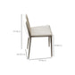 Contemporary Style Rectangle Table Set 1/4/5/6/8 Pieces Dining Set for Home Use