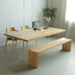 Modern 1/3/4/5 Pieces Dining Set Rectangle Pine Wood Dining Table for Kitchen