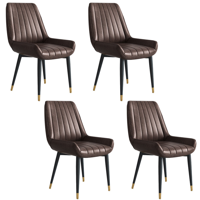 Nordic 1/4/5/7 Pieces Dining Set Rectangle Stone Dining Table for Kitchen 4 Light Brown Chairs Clearhalo 'Dining Room Sets' 'Dining Tables & Seating' 'dining_room_set' 'furn' 'furn_dining_room_set' 'Furniture' 'Kitchen & Dining Furniture' 6183571