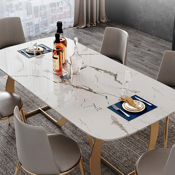 Ensemble de table rectangle de style contemporain 1/4/7 pièces Sending pour usage domestique