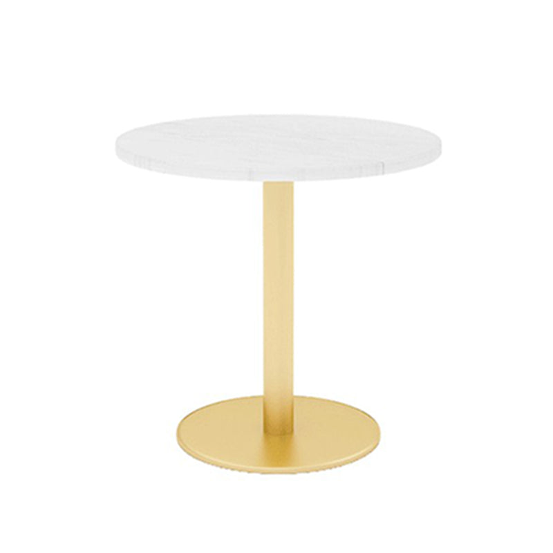White 1/2/5 Pieces Dining Set Modern Style Stone Dining Table Set for Home Use White 31"L x 31"W Clearhalo 'Dining Room Sets' 'Dining Tables & Seating' 'dining_room_set' 'furn' 'furn_dining_room_set' 'Furniture' 'Kitchen & Dining Furniture' 6183603