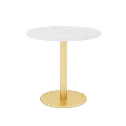 White 1/2/5 Pieces Dining Set Modern Style Stone Dining Table Set for Home Use White 31"L x 31"W Clearhalo 'Dining Room Sets' 'Dining Tables & Seating' 'dining_room_set' 'furn' 'furn_dining_room_set' 'Furniture' 'Kitchen & Dining Furniture' 6183603