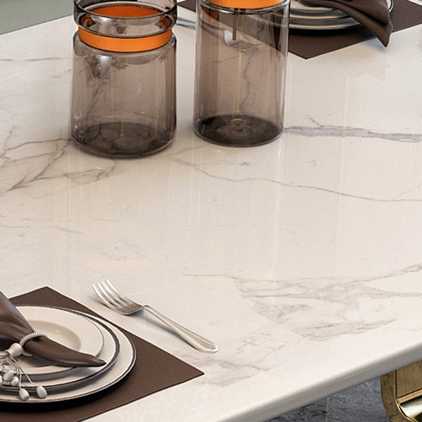 Contemporary Style Rectangle Table Set 1/4/5/7 Pieces Dining Set for Home Use Clearhalo 'Dining Room Sets' 'Dining Tables & Seating' 'dining_room_set' 'furn' 'furn_dining_room_set' 'Furniture' 'Kitchen & Dining Furniture' 6183616