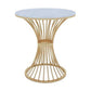 Round 1/2/5 Pieces Dining Set Modern Style Faux Marble Dining Set for Home Use