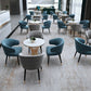 Round 1/2/5 Pieces Dining Set Modern Style Faux Marble Dining Set for Home Use
