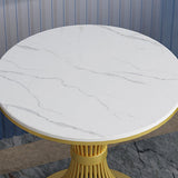 Modern Sintered Stone Dining Table Set White 1/2/5 Pieces Dining Set for Home Use