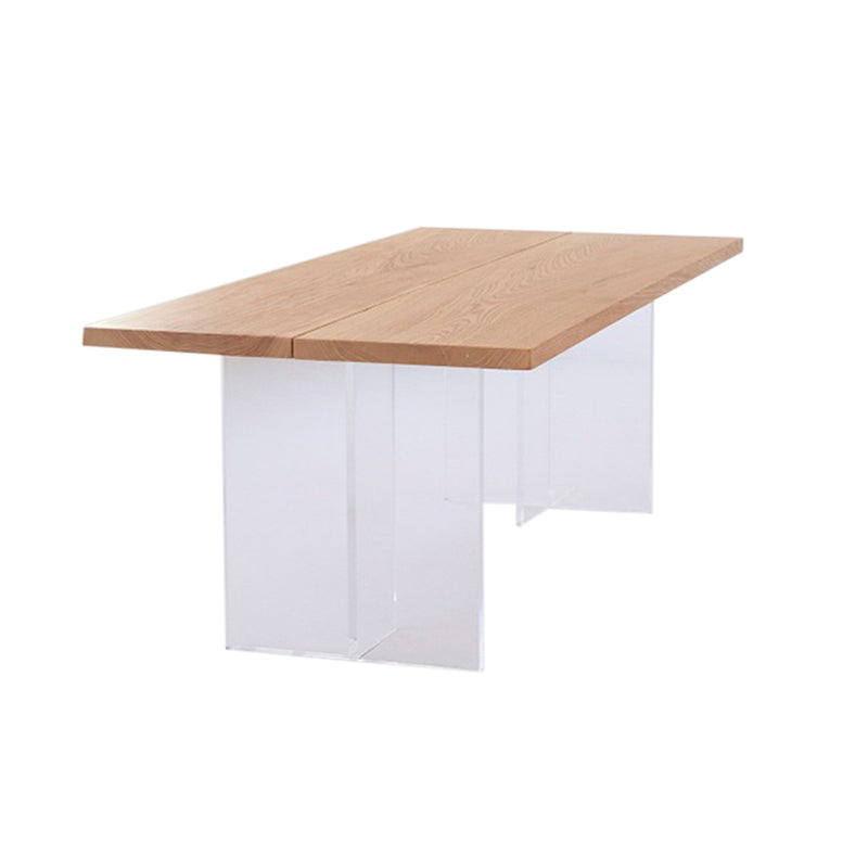 Moderne 1/5 Stück Ess -Set Rechteck Kiefernholz Esstisch für Wohnzimmer Gebrauch