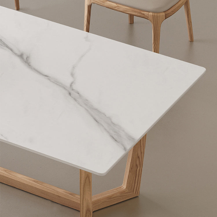 1/2/3/4ピースダイニングルーム家具セットモダンな焼結石のテーブルとアームレスチェア