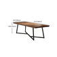 1/7 Pieces Rectangular Dining Table Set Industrial Style Wooden Home Table Chairs