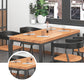 Ensemble de Table à manger rectangulaire, 1/5 pièces, Table et chaises en bois de Style industriel