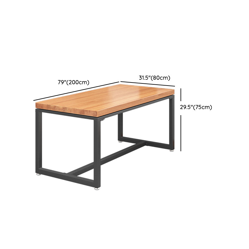 Ensemble de Table à manger rectangulaire, 1/5 pièces, Table et chaises en bois de Style industriel