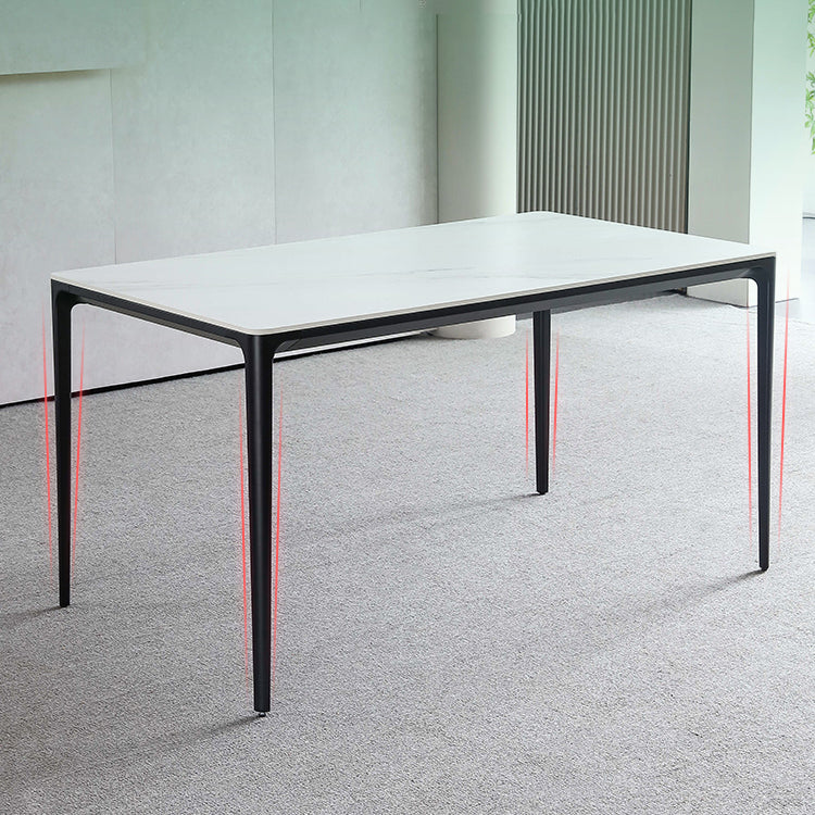 Juego de muebles de comedor moderno 1/4/5 Piezas Sillones de comedor de piedra sinterizada