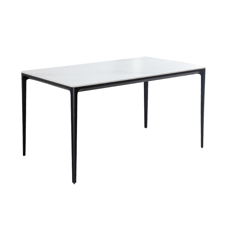 Juego de muebles de comedor moderno 1/4/5 Piezas Sillones de comedor de piedra sinterizada