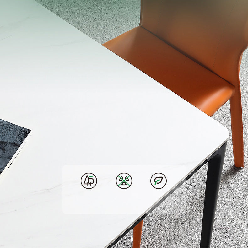 Juego de muebles de comedor moderno 1/4/5 Piezas Sillones de comedor de piedra sinterizada