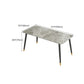 1/2/5/7 Piezas Juego de comedor Nordic Stoner Table Sillas sin brazo