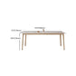 Rectangle Dining Table Set 1/2/6/7/9 Pieces Modern Sintered Stone Table Armless Chairs Clearhalo 'Dining Room Sets' 'Dining Tables & Seating' 'dining_room_set' 'furn' 'furn_dining_room_set' 'Furniture' 'Kitchen & Dining Furniture' 6184027