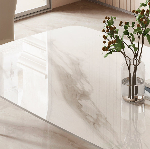 Sintered Stone Dining Table Sets 1/2/4/5/7 Pieces Modern Table Fuax Leather Chairs Clearhalo 'Dining Room Sets' 'Dining Tables & Seating' 'dining_room_set' 'furn' 'furn_dining_room_set' 'Furniture' 'Kitchen & Dining Furniture' 6184054