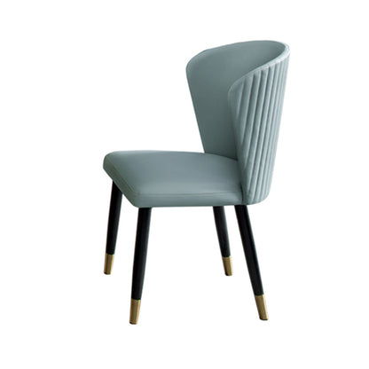 1/4/5/6 pièces Nordic Dining Room Set Table à manger en pierre fritté et fausses chaises en cuir