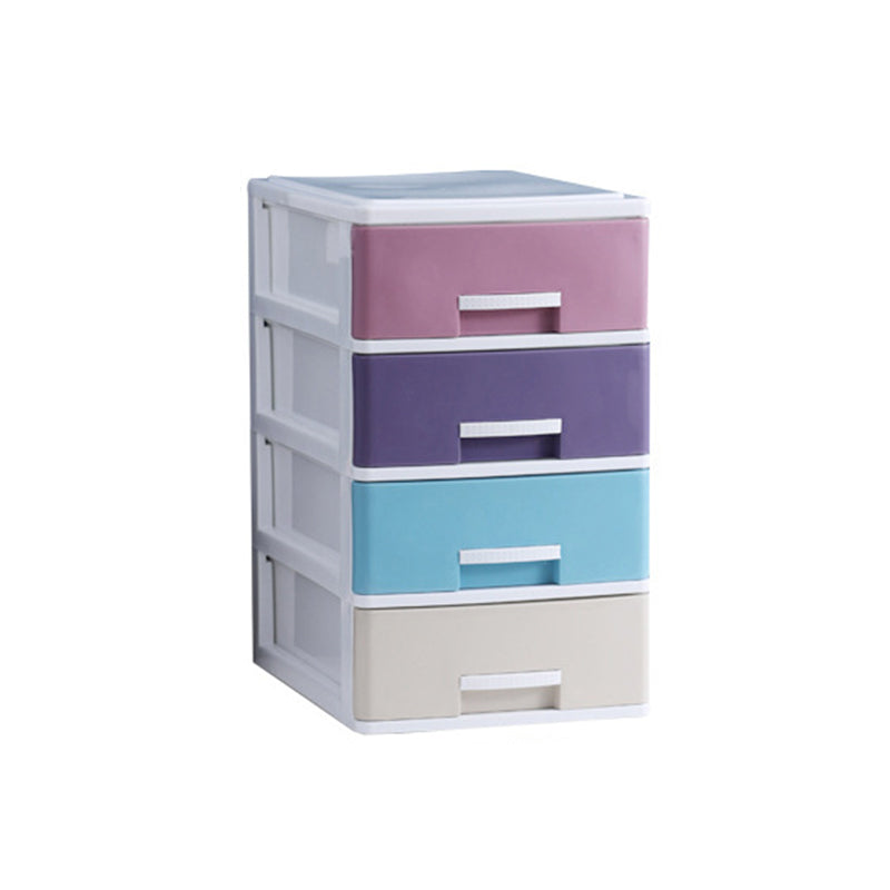 Plastic Contemporary File Cabinet Vertical File Cabinet with Drawers 9.8"L x 13.4"W x 16.1"H Dark Purple Clearhalo 'Filing Cabinets' 'filling_cabinets' 'furn' 'furn_filling_cabinets' 'Furniture' 'Office Furniture' 6184160