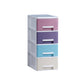 Plastic Contemporary File Cabinet Vertical File Cabinet with Drawers 6.7"L x 9.3"W x 15.7"H Dark Purple Clearhalo 'Filing Cabinets' 'filling_cabinets' 'furn' 'furn_filling_cabinets' 'Furniture' 'Office Furniture' 6184161