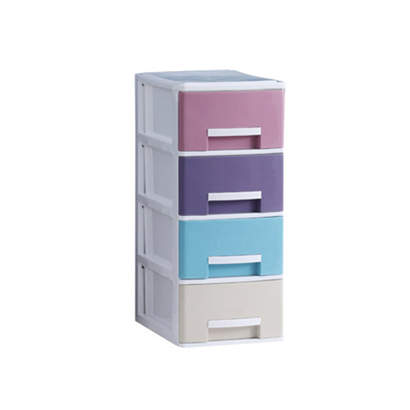 Plastic Contemporary File Cabinet Vertical File Cabinet with Drawers 6.7"L x 9.3"W x 15.7"H Dark Purple Clearhalo 'Filing Cabinets' 'filling_cabinets' 'furn' 'furn_filling_cabinets' 'Furniture' 'Office Furniture' 6184161