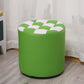 Contemporary Pouf Ottoman Faux Leather Upholstered Tufted Square Pattern Round Ottoman Green 1 Piece Clearhalo 'furn' 'furn_ottomans_poufs' 'Furniture' 'Living Room Furniture' 'Ottomans & Poufs' 'ottomans_poufs' 6184223