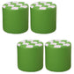 Contemporary Pouf Ottoman Faux Leather Upholstered Tufted Square Pattern Round Ottoman Green 4 Piece Set Clearhalo 'furn' 'furn_ottomans_poufs' 'Furniture' 'Living Room Furniture' 'Ottomans & Poufs' 'ottomans_poufs' 6184225