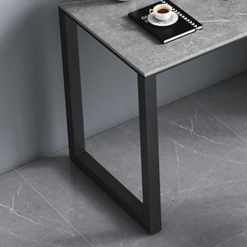 Grey Rectangular Computer Desk Industrial Office Desk with Storage Shelf Clearhalo 'furn' 'furn_office_desk' 'Furniture' 'Office Desks' 'Office Furniture' 'office_desk' 6184462