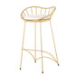 Industrial Metal Round Barstool Patio Bar Stool with Metal Legs Clearhalo 'Bar Furniture' 'Bar Stools' 'bar_stools' 'furn' 'furn_bar_stools' 'Furniture' 'Kitchen & Dining Furniture' 6184673