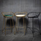 Industrial Metal Round Barstool Patio Bar Stool with Metal Legs Clearhalo 'Bar Furniture' 'Bar Stools' 'bar_stools' 'furn' 'furn_bar_stools' 'Furniture' 'Kitchen & Dining Furniture' 6184684
