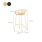 Industrial Metal Round Barstool Patio Bar Stool with Metal Legs Clearhalo 'Bar Furniture' 'Bar Stools' 'bar_stools' 'furn' 'furn_bar_stools' 'Furniture' 'Kitchen & Dining Furniture' 6184686