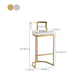 White Upholstered Bar Stools Backrest Counter Stool with Metal Base Clearhalo 'Bar Furniture' 'Bar Stools' 'bar_stools' 'furn' 'furn_bar_stools' 'Furniture' 'Kitchen & Dining Furniture' 6184741