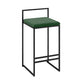 Industrial Low Back Stool Rectangle Upholstered Bar Stools for Living Room Atrovirens 1 Piece Clearhalo 'Bar Furniture' 'Bar Stools' 'bar_stools' 'furn' 'furn_bar_stools' 'Furniture' 'Kitchen & Dining Furniture' 6184763