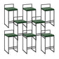 Industrial Low Back Stool Rectangle Upholstered Bar Stools for Living Room Atrovirens 8 Piece Set Clearhalo 'Bar Furniture' 'Bar Stools' 'bar_stools' 'furn' 'furn_bar_stools' 'Furniture' 'Kitchen & Dining Furniture' 6184769