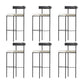 Taburete de estilo industrial Taburetes de bar tapizados con base de metal