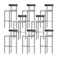 Taburete de estilo industrial Taburetes de bar tapizados con base de metal
