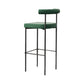 Taburete de estilo industrial Taburetes de bar tapizados con base de metal