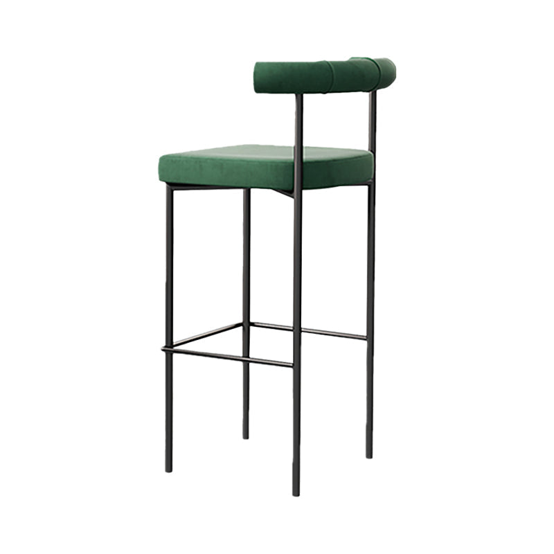 Taburete de estilo industrial Taburetes de bar tapizados con base de metal