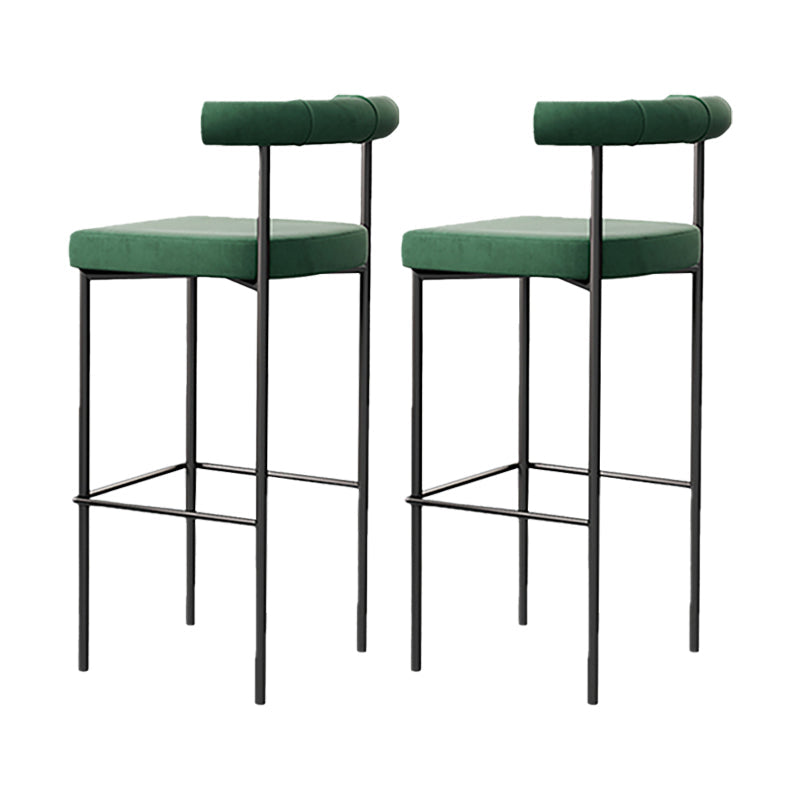 Taburete de estilo industrial Taburetes de bar tapizados con base de metal