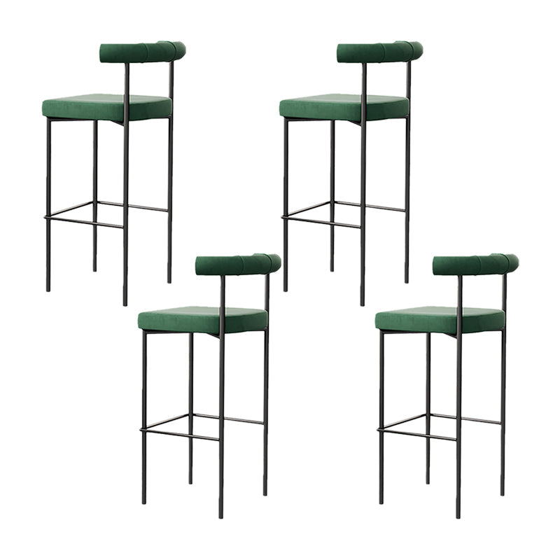 Taburete de estilo industrial Taburetes de bar tapizados con base de metal