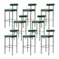 Taburete de estilo industrial Taburetes de bar tapizados con base de metal