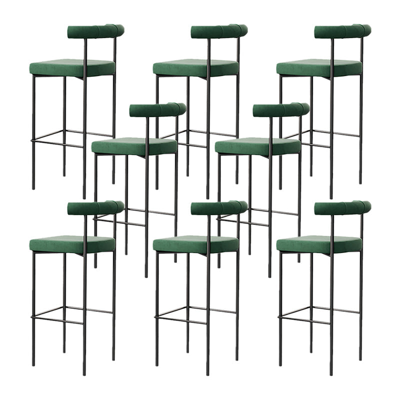 Taburete de estilo industrial Taburetes de bar tapizados con base de metal