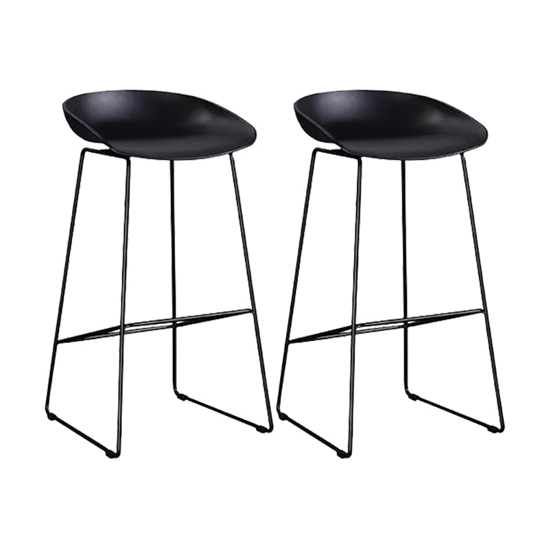 Industrial Bar Stool with Bucket Plastic Stool for Restaurant