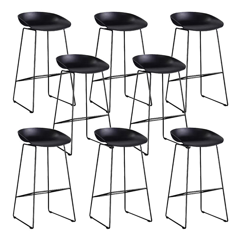 Industrial Bar Stool with Bucket Plastic Stool for Restaurant