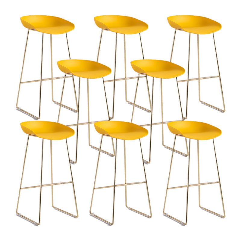 Industrial Bar Stool with Bucket Plastic Stool for Restaurant