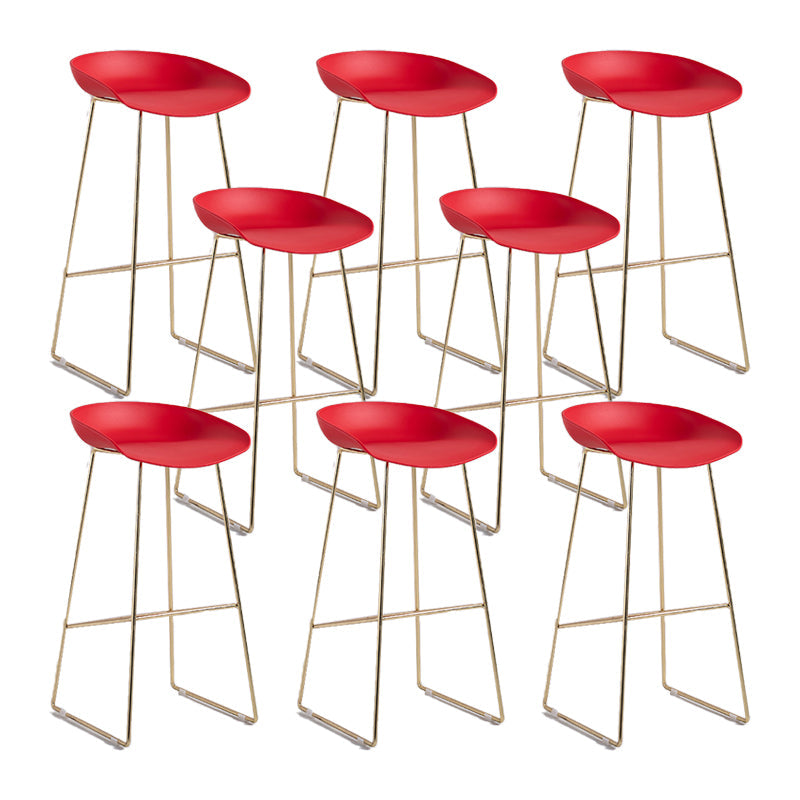 Industrial Bar Stool with Bucket Plastic Stool for Restaurant